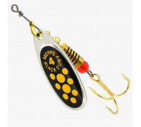 Блесна Mepps Comet Black Fury AG Jaune №4 (8гр)