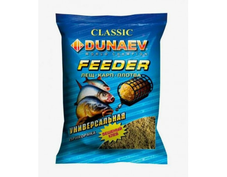 Прикормка Dunaev классика Фидер Универсальная 0,9кг