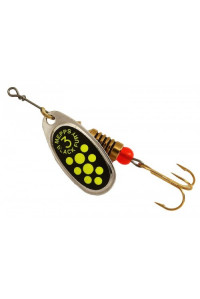 Блесна Mepps Comet Black Fury AG Fluo Chart №3 (6,5гр)