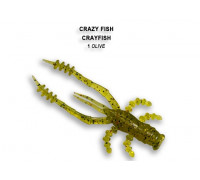 Силикон Crazy Fish Crayfish 1.8" 26-45-1-6