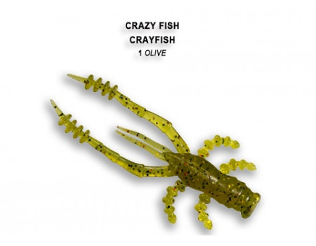 Силикон Crazy Fish Crayfish 1.8" 26-45-1-6