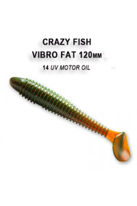 Силикон Crazy Fish Vibro Fat 4,7" 39-120-14-6