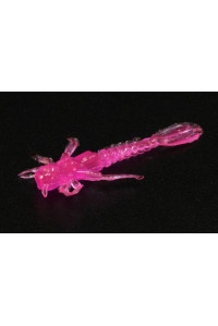 Силикон Microkiller поденка 30мм Малиновый флюо