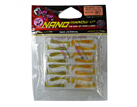 Силикон Crazy Fish NANO MINNOW 1,1 68-27-1/9-6