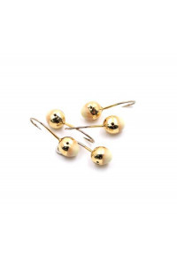Мормышка Yaman шар с отв цв.GOLD PLATED с фосф. пяткой d4 0,4гр Я-МР0190