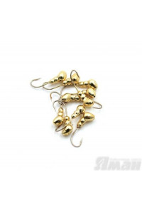 Мормышка Yaman Муравей с отв.,цв.GOLD PLATED, d4 Я-МР0064