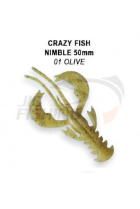 Силикон Crazy Fish Nimble 2" 50-50-1-6-F