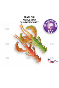 Силикон Crazy Fish Nimble 2" 50-50-5d-6-F