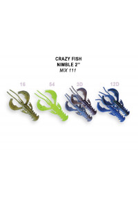 Силикон Crazy Fish Nimble 2" 50-50-M111-6-F