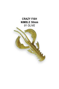 Силикон Crazy Fish Nimble 3.2" 72-80-1-6-F