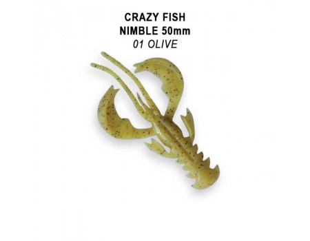 Силикон Crazy Fish Nimble 3.2" 72-80-1-6-F
