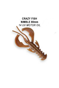 Силикон Crazy Fish Nimble 3.2" 72-80-14-6-F