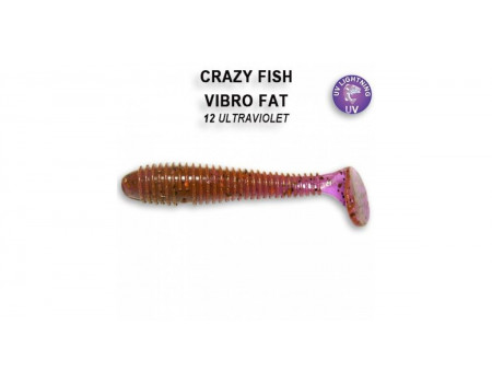 Силикон Crazy Fish Vibro Fat 2.7" 1-71-12-6
