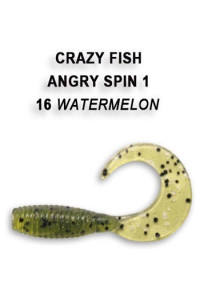 Силикон Crazy Fish Angri Spin 1" 20-25-16-6