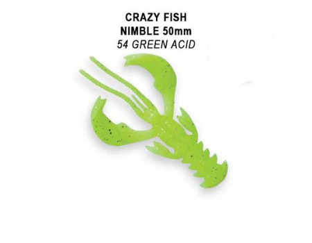 Силикон Crazy Fish Nimble 2" 50-50-6-6-F
