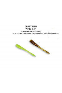Силикон Crazy Fish Tipsy 1.2" 69-30-6/68-6