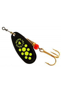 Блесна Mepps Comet Black Fury NR Fluo Chart №4 (8,0гр)