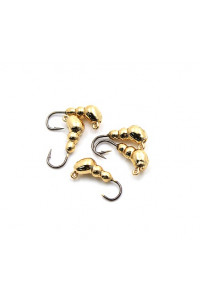 Мормышка Yaman Муравей с отв.,цв. GOLD PLATED  d4 Я-МР0024