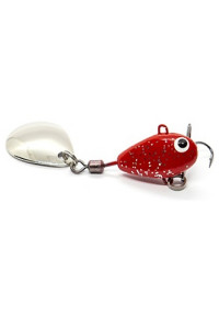 Тейл-спиннер UF Studio Hurricane 7.5 гр. Red Glitter