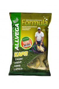 Прикормка Allvega Formula Carp Hemp 0.9 кг (карп конопля)