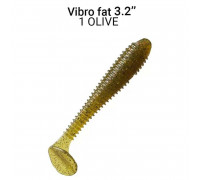 Силикон Crazy Fish Vibro Fat 3.2" 73-80-1-6