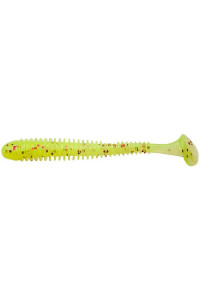 Силикон Keitech Swing Impact 3" 7.6см 2.2гр PAL#01 Chartreuse Red Flake (уп.10шт)