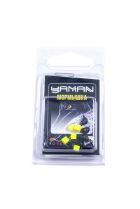 Мормышка Yaman Муравей с ушком 0,6гр ядреный кубик желтый Я-МР2553