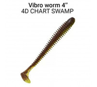 Силикон Crazy Fish Vibro Worm 4" 75-100-4d-6