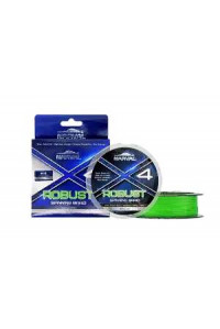 Шнур Narval Robust X4 PE 150m (fluoro green) #0.6/0.128mm 4.54kg/10lb