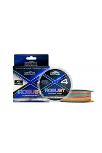 Шнур Narval Robust X4 PE 150m (multicolour) #1.0/0.165mm 7.50kg/16lb