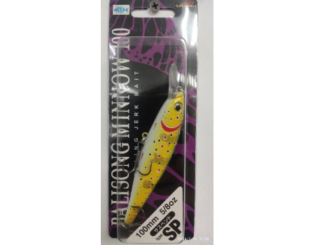 Воблер Columbia Balisong Minnow BM 100SP 17.7gr 1-1.8m # 18 brown trout
