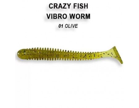 Силикон Crazy Fish Vibro Worm 2