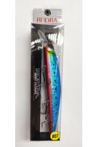 Воблер Columbia Rudra 130SP 20gr 1.5-2.0m # 07 Blue Holographik RB
