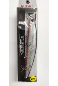 Воблер Columbia Rudra 130SP 20gr 1.5-2.0m # 20 M Black Silver