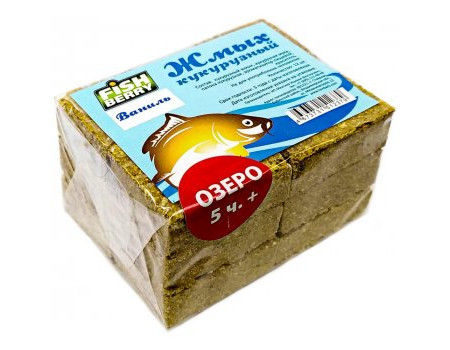 Жмых LION BAITS кукурузный Макуха Ваниль. Озеро 5 часов+
