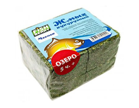Жмых LION BAITS кукурузный Макуха Чеснок. Озеро 5 часов+