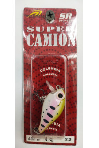 Воблер Columbia Super Camion 40F SR 4.3gr #22