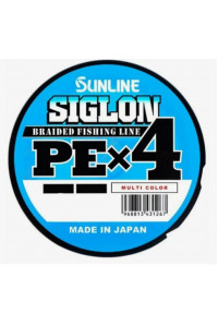 Шнур Sunline Basic PEx4 Multicolor 200m #1.0 16lb 7,7кг