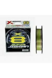 Шнур YGK X-BRAID Jigman X8 /200 м. 0,165 мм. (#1.0/20lb(9,07 кг.)