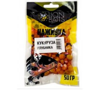 Кукуруза LION BAITS Наживка насадочная натуральная Клубника 50гр