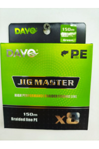 Шнур DaYo Jig Master X8 0.16мм 5кг 150м  Green 628510