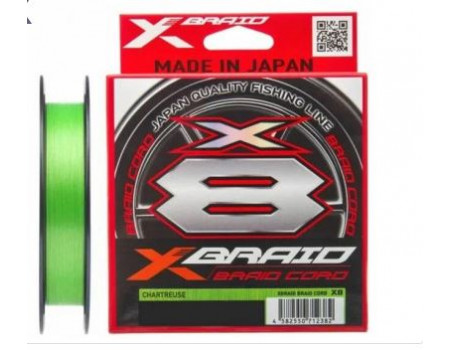 Шнур YGK X-BRAID Cord X8 Chart. /150m 0.330 мм. (#4/60lb(27.18кг.)