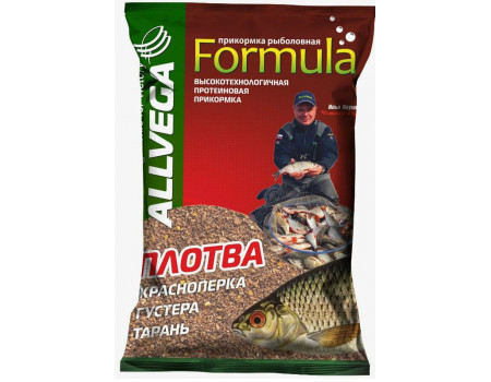 Прикормка Allvega Formula Gardon Vanilla 0.9 кг (плотва,ваниль)
