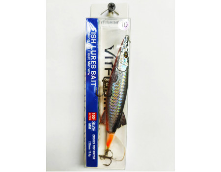 Воблер VitFishing Minnow 100F 13.6gr top waters #10