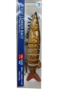 Воблер VitFishing Minnow 125mm sinking 20gr 0-2.5m #7 щука
