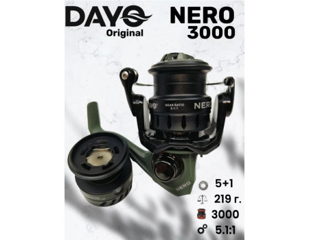 Катушка DaYo Nero 30 5+1BB PD 6kg RG5.1:1 W219gr 230611-30