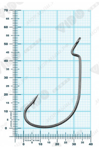 Крючки VidoCraft Offset Worm № 6/0 BLN VD-101