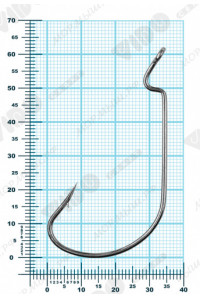 Крючки VidoCraft Offset Worm № 7/0 BLN VD-101