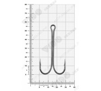 Двойник VIDO №4/0 (BN) VD-088 Big Double Hooks