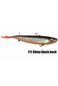 Баланслаг JigIt Whale Tail 130 22гр F11 Shiny Black Back